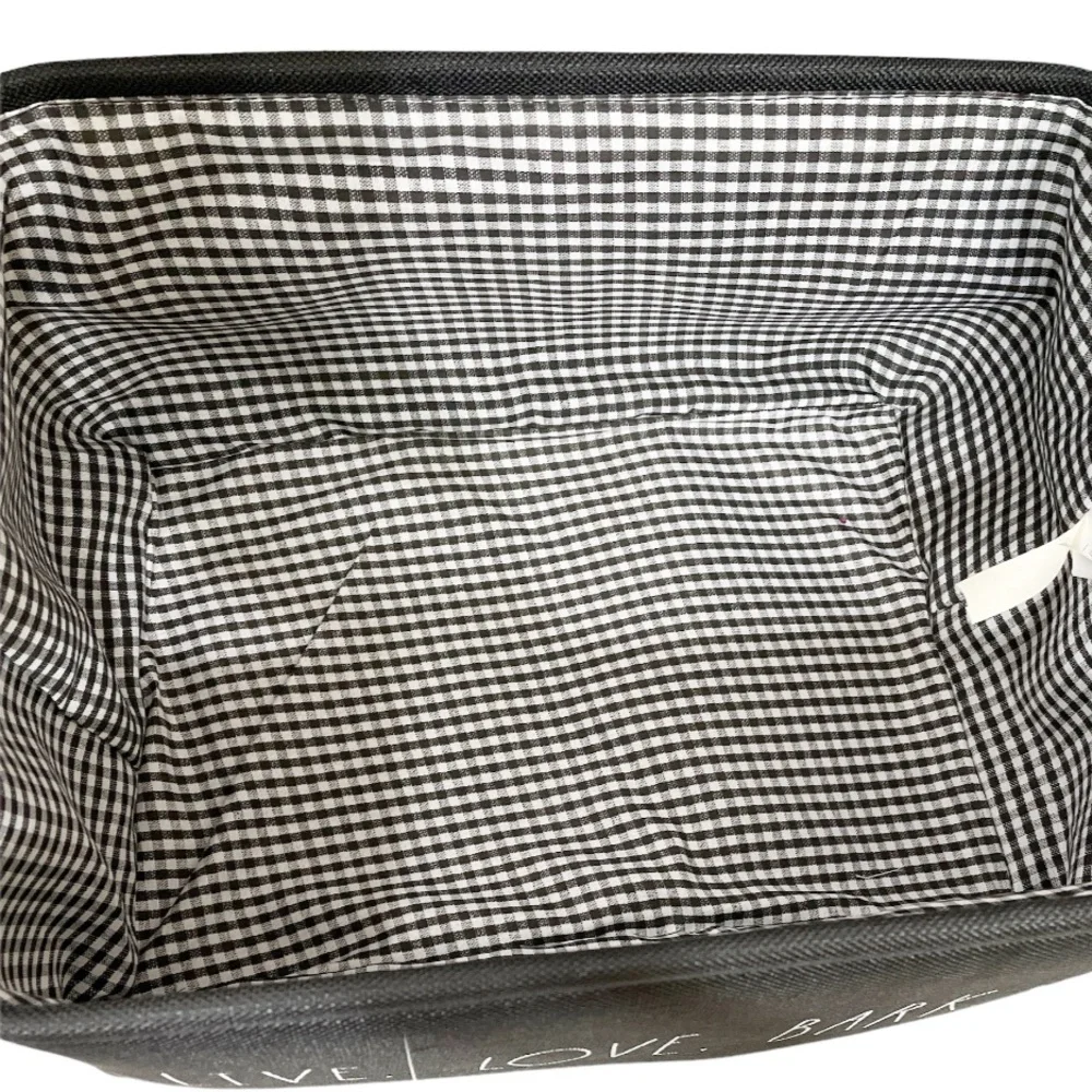 NEW Rae Dunn LIVE. LOVE. BARK. 🐾Collapsible Basket w/Handles